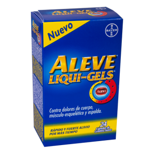 Aleve Liqui-Gels 200mg. 24 Capsulas.