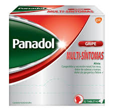Panadol Gripe Multi-síntomas, Contiene Acetaminofén, 52 tabletas
